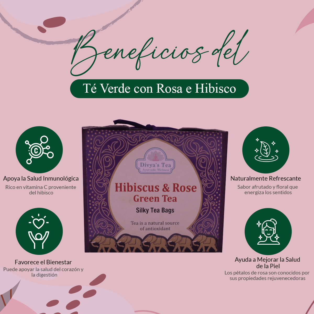 Hibiscus & Rose Green Tea