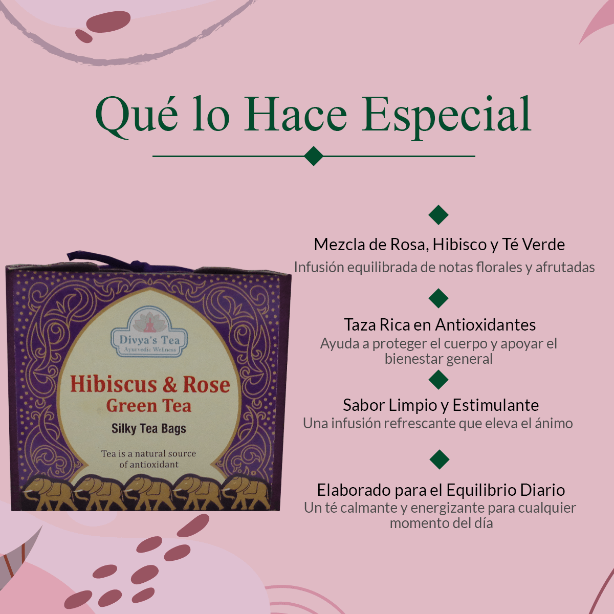 Hibiscus & Rose Green Tea