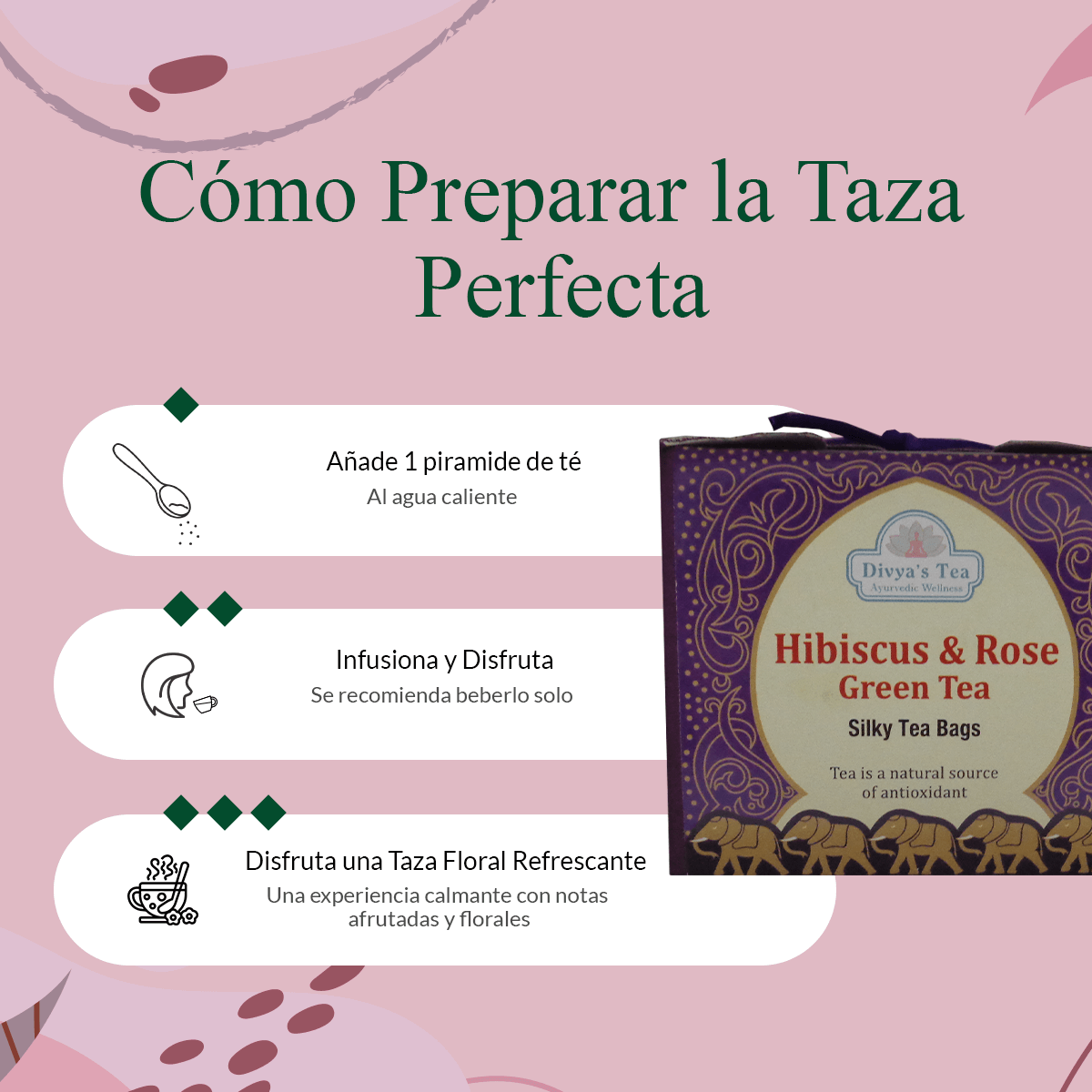 Hibiscus & Rose Green Tea